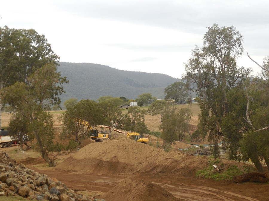 Early construction stage of the project