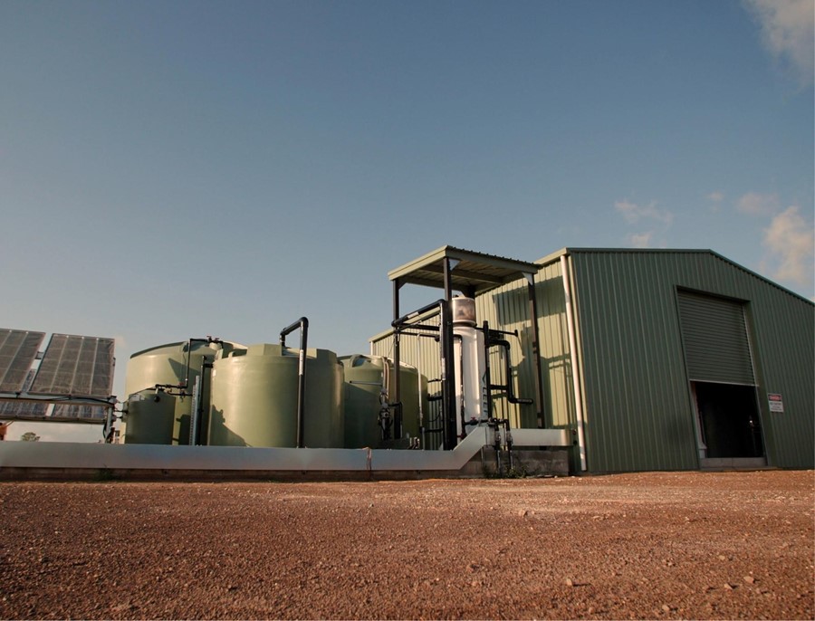 Leachate treatment system